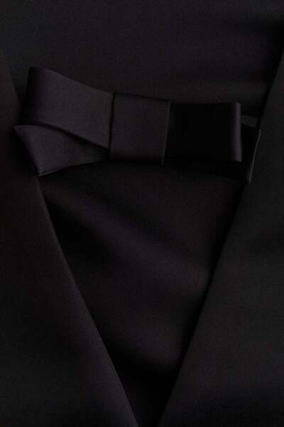 H&M Bow-detail deep-back top