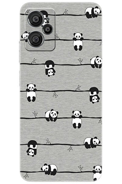 CASPER Via X30 / X30 PLUS Uyumlu Kılıf Desen Baskılı Silikon Pandalar STK:751 CP-zrzK61N