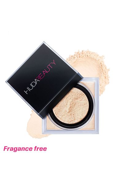 Huda Beauty بودرة خبز وتثبيت سهلة التحضير وخالية من العطور - كعكة باوند