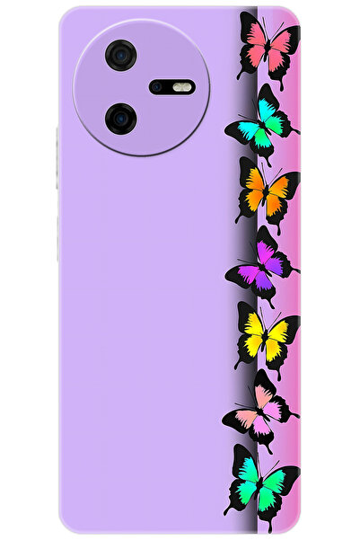 CASPER Via A40  Kılıf Desen Baskılı Silikon Kelebek STK:671 CP-Y4jVIrA