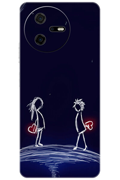 CASPER Via A40 Uyumlu Kılıf Desen Baskılı Silikon Aşk Tasarım STK:306 CP-aU8MVnd