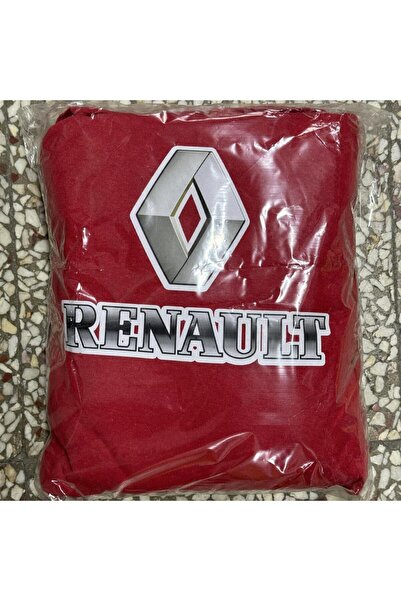 MOTTOMOR Auto Renault Printed Combed Service Cover Front-Back Set Black-Yello...