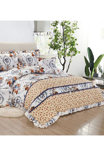 Generic Compressed Comforter Set Twin Size Tow color, 4 Pieces, Single Size 160x210cm