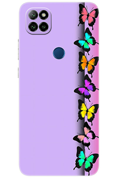 CASPER Via E30 / E30 PLUS Uyumlu Kılıf Desen Baskılı Silikon Kelebek STK:671 CP-qIJuZKG