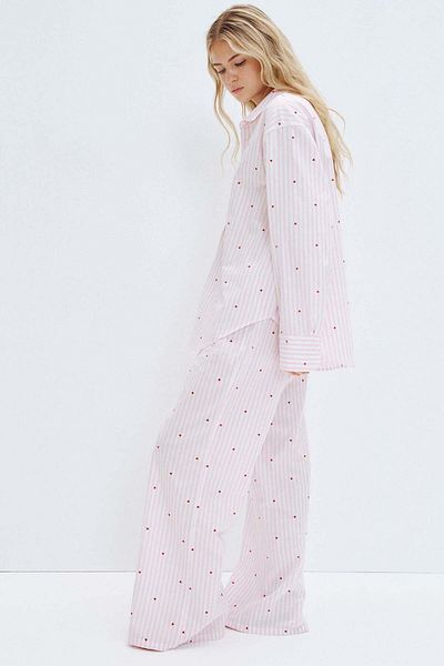 H&M Cotton poplin pyjamas