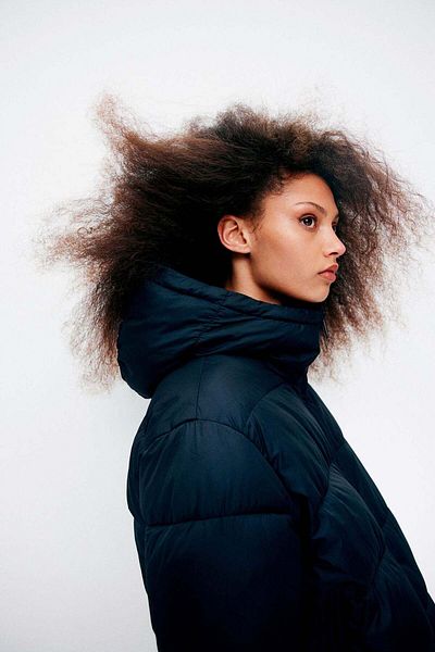H&M Hooded puffer jacket