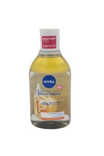 NIVEA Brightening Micellar Water with Vitamin C Serum for Skin Lightening, 400ml