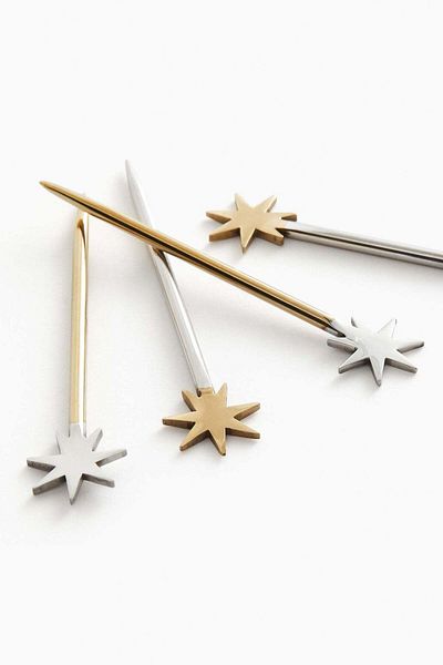 H&M 4-pack metal food sticks