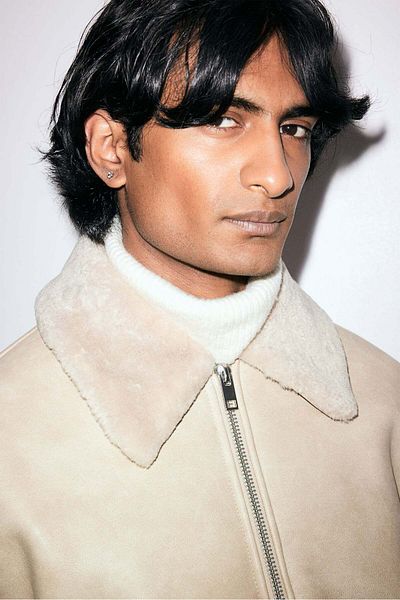 H&M Regular Fit Teddy-lined jacket