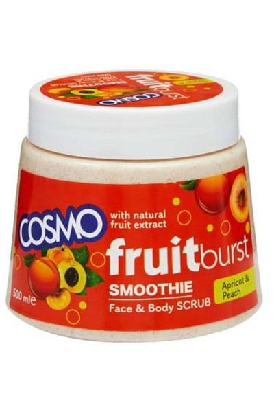 Cosmo - Face and body scrub with apricot and peach, 500 ml