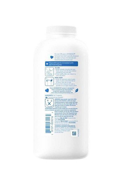 Johnson Johnson's Body Powder Moisture Absorbing for Dry Skin, 200g