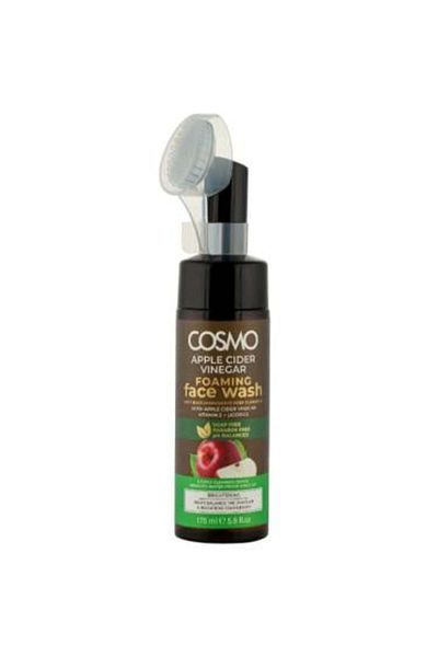 Cosmo Apple Cider Vinegar Foaming Facial Wash with Brush, 175ml