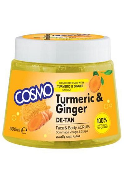 Cosmo - Turmeric and Ginger Face and Body Scrub, 500 ml