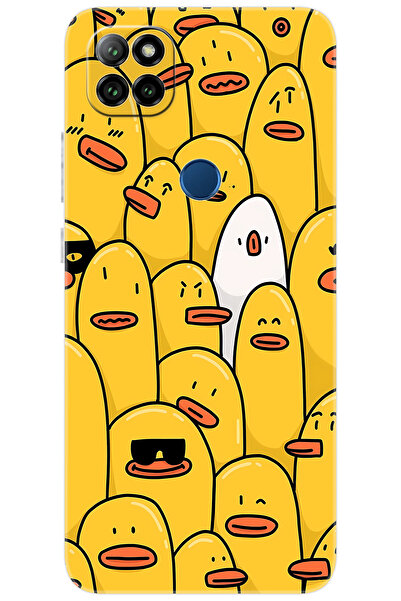 CASPER Via E30 / E30 PLUS Uyumlu Kılıf Desen Baskılı Silikon Cool Ördek STK:650 CP-hF459GA