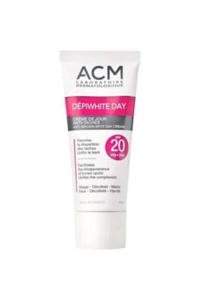ACM Day cream to lighten the skin and treat dark spots with SPF 20 sunscreen from ICM, 40 ml