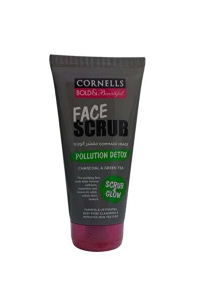 Cornells مقشر الوجه بالفحم والشاي الأخضر - 150 مل