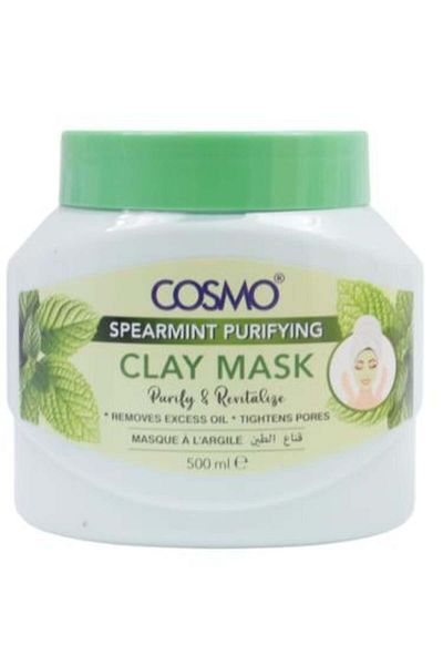 Cosmo Mint Oil-Removing Facial Clay Mask, 500ml