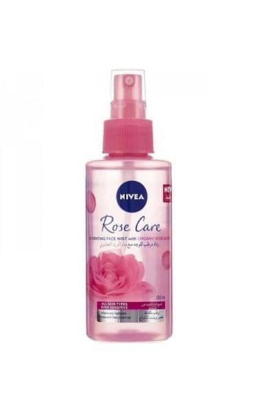 NIVEA رذاذ مرطب للوجه بماء الورد العضوي من نيفيا، 150 مل