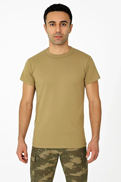 Mrc tactical Military Khaki Undershirt – Non-Sweating Cotton Underwear for Paid & Novice Soldiers