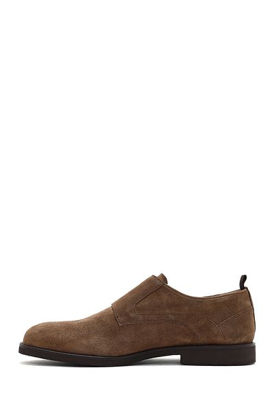 Derimod Men's Mink Buckle Suede Leather Casual Shoes 25Sfd 603310