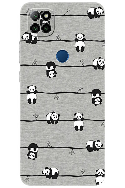 CASPER Via E30 / E30 PLUS Uyumlu Kılıf Desen Baskılı Silikon Pandalar STK:751 CP-qEd5GP7