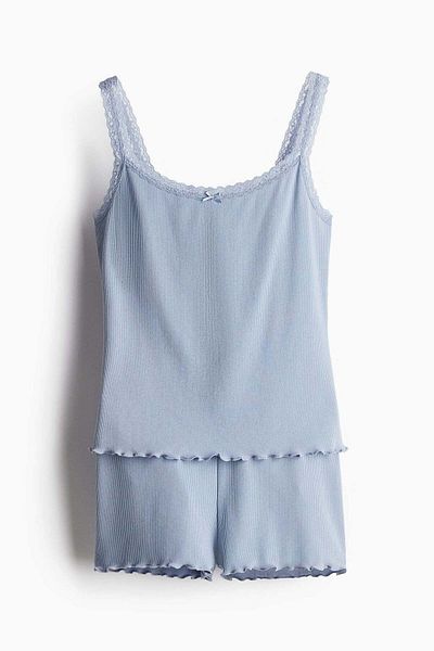 H&M بيجاما مضلعة