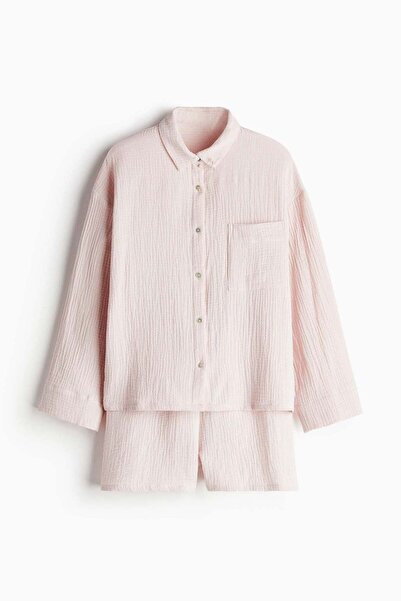 H&M قميص بيجامة وشورت