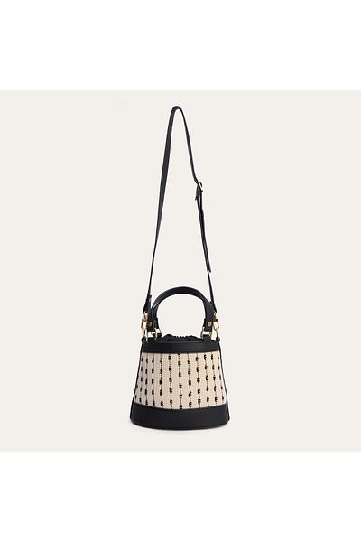Mudo Patterned Bucket Shoulder Bag