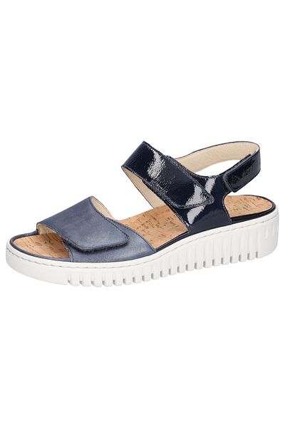 Waldläufer Damen Sandalen Willow 955001 203 Blau 206 Jeans Midnight Lack