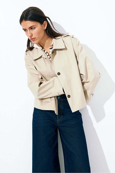 H&M Oversized Cotton Jacket