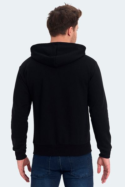 Slazenger Мъжки черен суитшърт KOZZAX