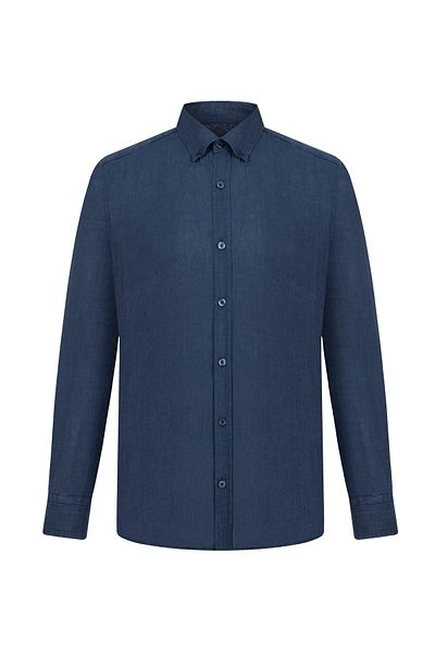 Mudo Slim Fit Linen Shirt