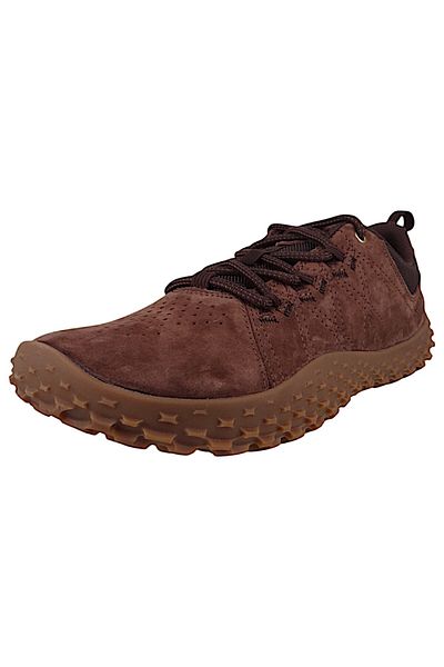 Merrell Herren Laufschuhe Halbschuhe Wanderschuhe Wrapt Hiker Barefoot J007103 Braun Mole Leder Mit