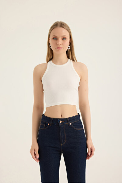 SEVİLEN Фітнес-топ Ribana Atlet Crop Top Modeli