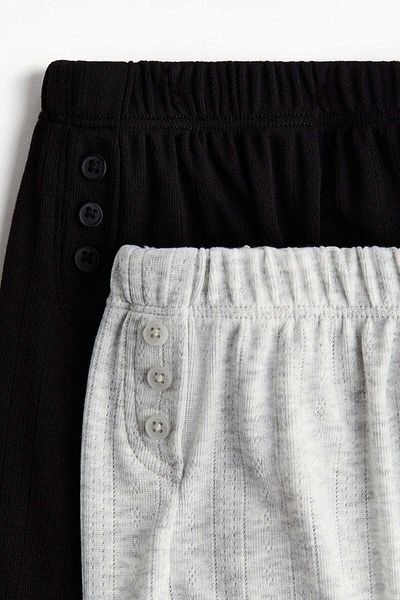 H&M 2-pack pointelle pyjama shorts
