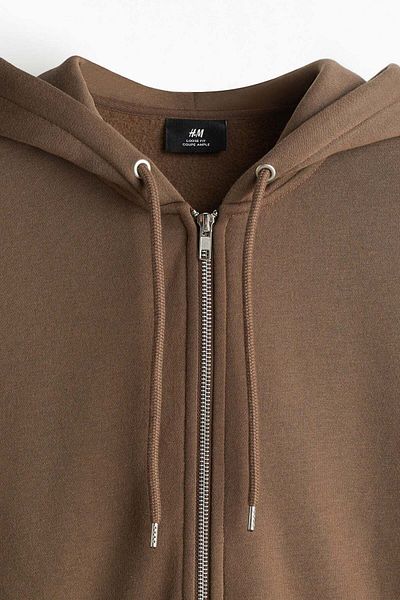 H&M Relaxed Fit Zip-through Hoodie
