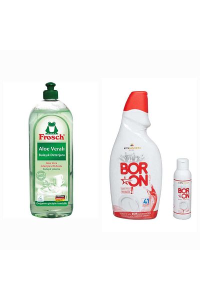 Boron Natural Organic Vegan Detergent Set 4 Shampoo and Body Wash