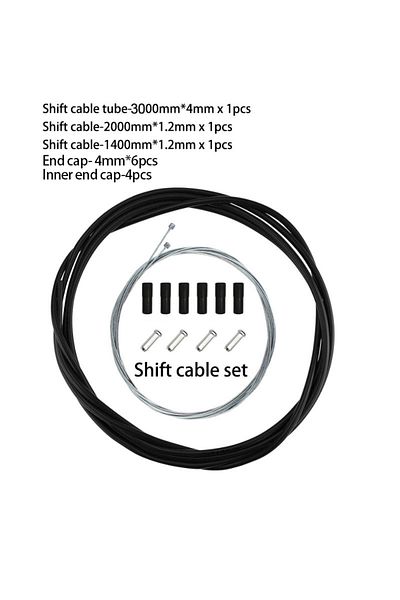 Choice Shift line set MTB Bicycle Shift Cable Housing Set Road Bike Brake Cable Tube End Cap Cycling Shift