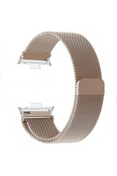 Choice For Mi Band 9 Pro Rose Gold Magnetic Loop Band For Xiaomi Mi Band 9 Pro 8 Pro Stainless Steel Bracel