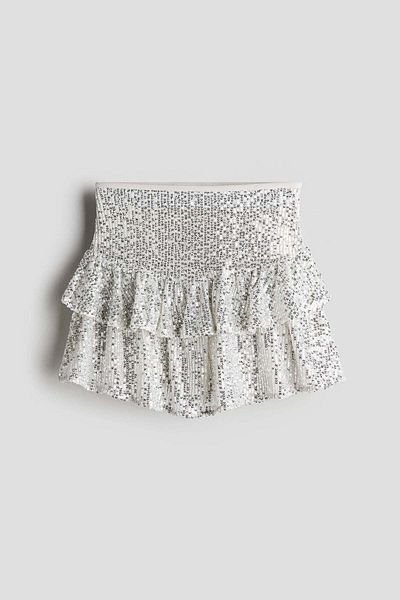 H&M Tiered sequin skirt