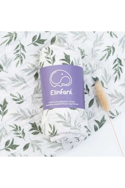 Choice S153 100% قطن 120*110 سم 2 طبقات منشفة حمام للأطفال حديثي الولادة لفاف...