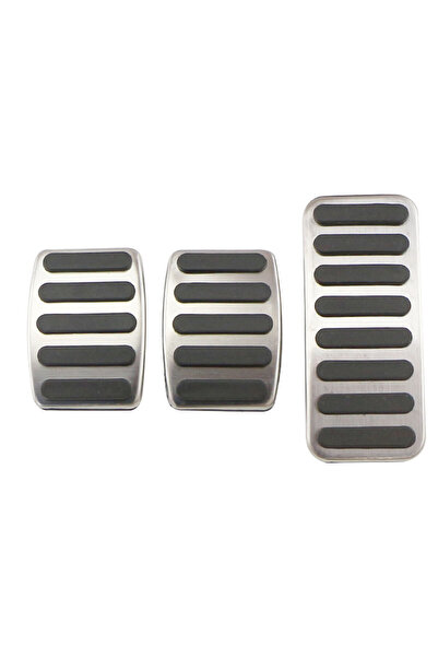 choice2 أغطية دواسات فرامل الغاز من الفولاذ المقاوم للصدأ من MT، 3 قطع، لسيار...