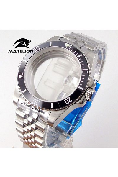 Choice fit NH35 NH34 NH36 G glass-cyclop Matelion 200M Diving Case 40mm Fit NH35 NH36 NH34 GMT ETA 2824 PT5