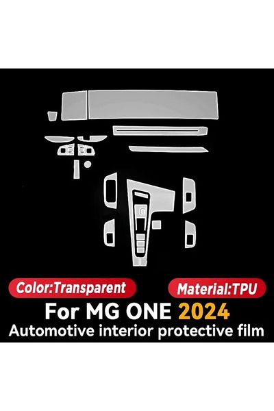 Choice A For MG ONE 2024 Car Center Console Media Dashboard Navigation TPU Anti-scratch Protector Film Aut.