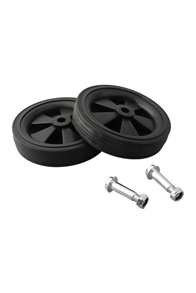 Choice عجلات ضاغط الهواء 2 قطعة مقاس 6 بوصات من البلاستيك الصامت غير القابل ل...