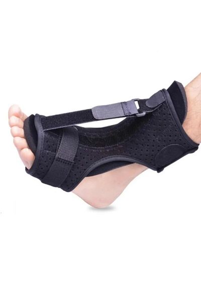 Choice black 1PC Plantar Fasciitis Night Splint Adjustable Ankle Brace Foot Drop Brace for Plantar Fasciiti