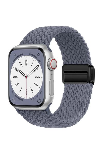 Choice 42mm 44mm 45mm 49mm space gray Braided Strap For Apple Watch Band 44mm 40mm 45mm 49mm 41mm 38 buckle