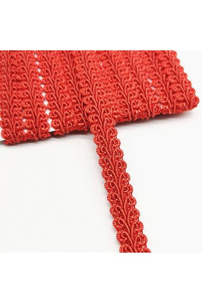 Choice 11mm wide Red 2 Yards Lace Trim Ribbon Centipede Braided DIY Craft Sewing Accessories Wedding Decora