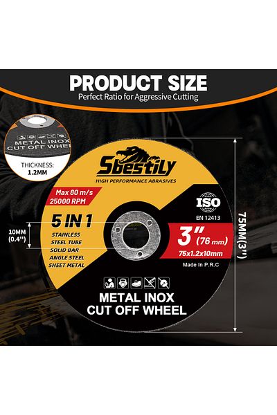 Choice 10mm Multipurpose Cutting 5pcs 75mm 3-100Pcs 75mm Metal Cutting Disc Mini Cut Off Wheel Resin Ci