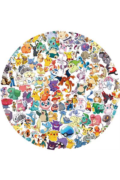Choice 50PCS 50/100/200pcs Pokemon Anime Stickers Pikachu Kawaii Sticker Laptop Suitcase Skateboard Guitar